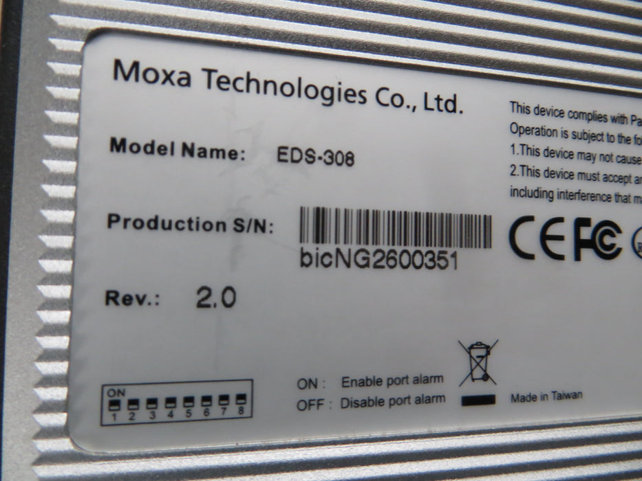 Moxa EDS -308 "Ethernet switch"