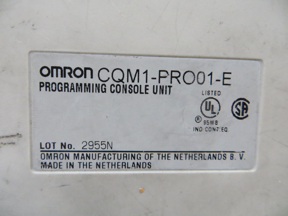 Omron CQM1-PRO01-E "Programming console unit"