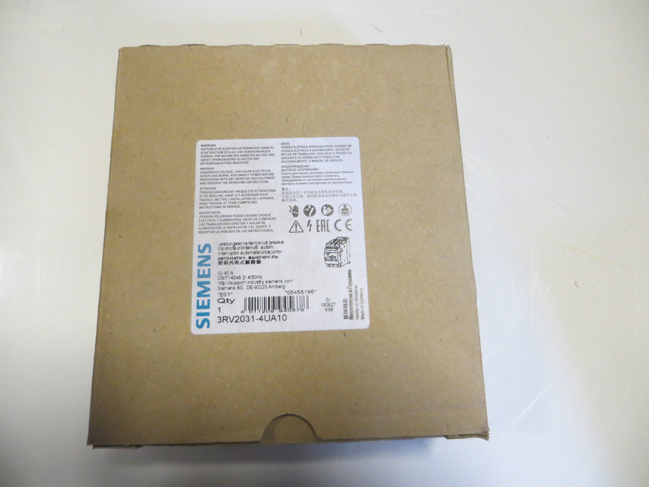Siemens 3RV2031-4UA10 "Circuit breaker"