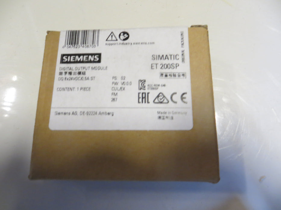 Siemens 6ES7 132-6BF01-0BA0 "Digital output module"