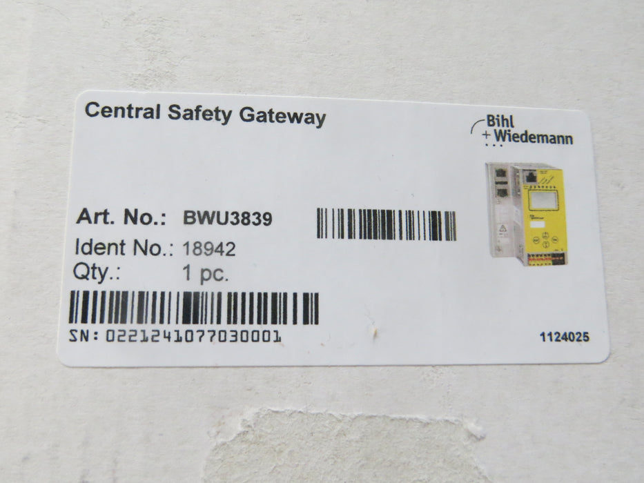 Bihl + Wiedemann BW1258 "Profibus master"