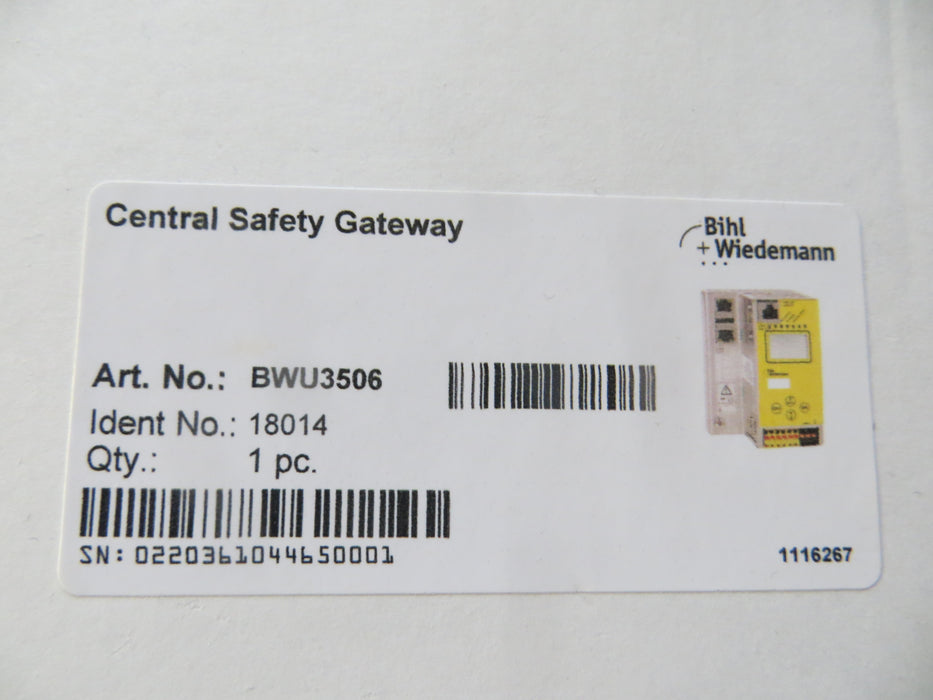 Bihl + Wiedemann BW1258 "Profibus master"