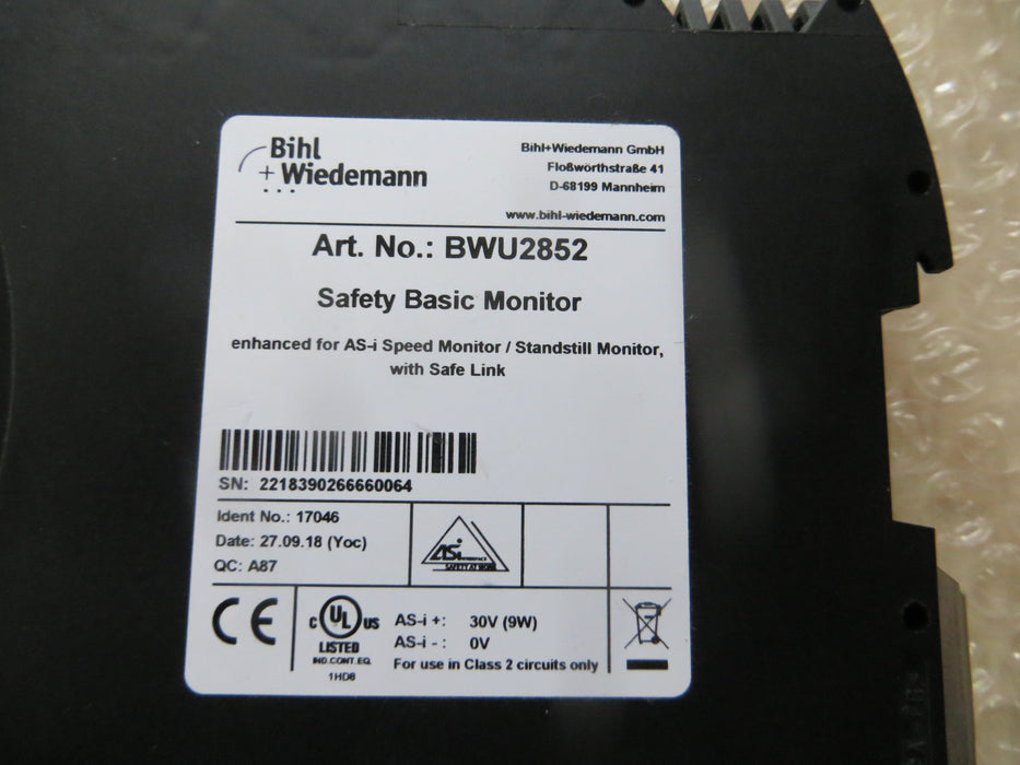 Bihl + Wiedemann BW1258 "Profibus master"