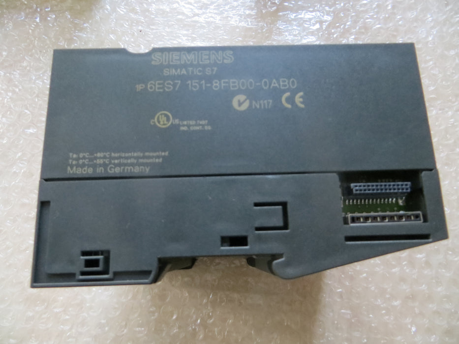 Siemens 6ES7 151-8FB00-0AB0 "PN/DP CPU"
