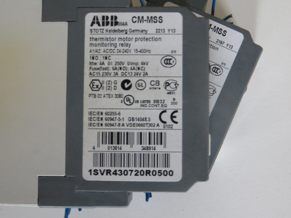 ABB 1SVR430720R0500  "Temperature Monitoring Relay"