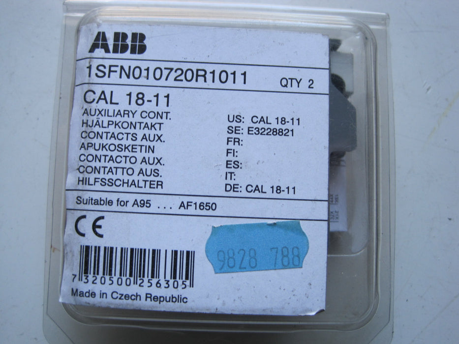 ABB CAL 18-11  "Auxiliary Contactor"