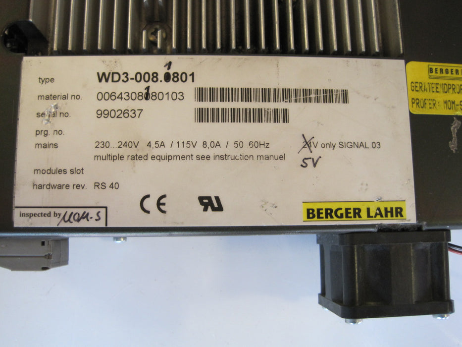 Berger Lahr WD3-008 18-01 "Driver"