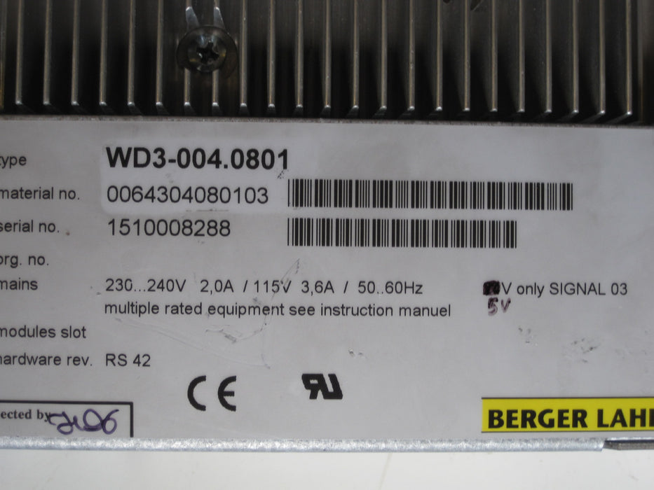 Berger Lahr WD3-004.1801 "Driver"