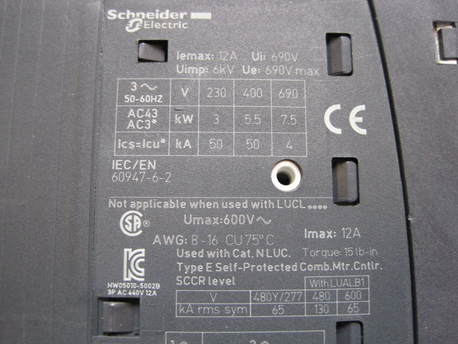 Schneider Electric LUCD05BL+ LUB 12 "Control unit"
