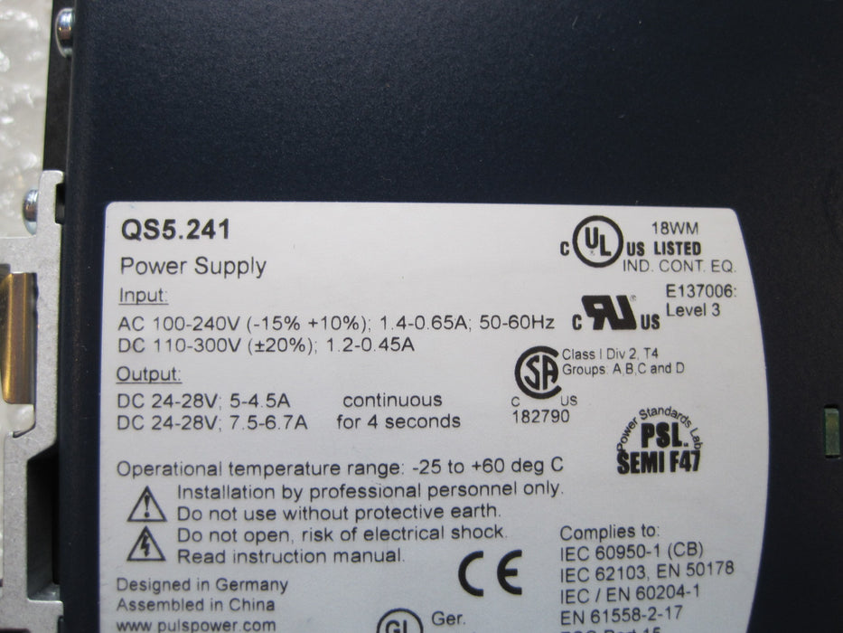 PULS  QS5.241 "Power Supply"