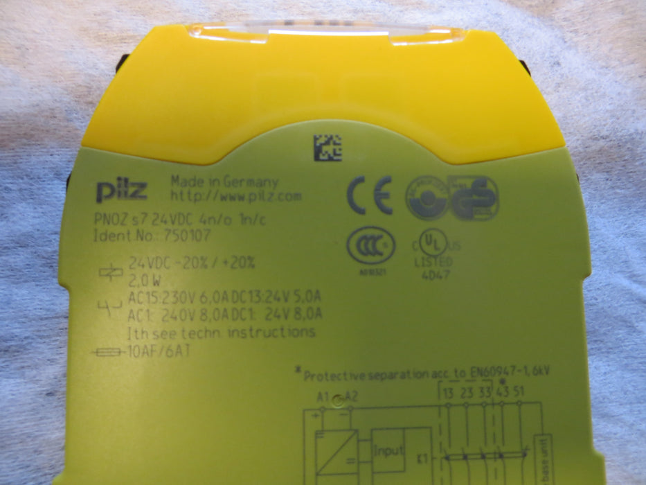 PILZ PNOZ XV3.1P 30/24VDC 3n/o 1n/c2n "Veiligheidsrelais"