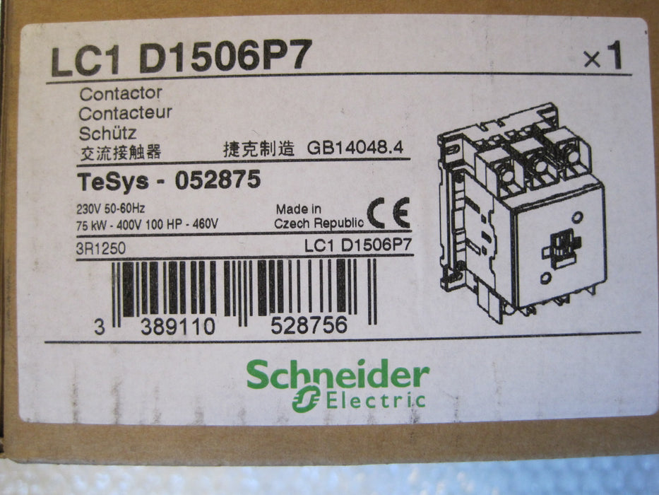 Schneider Electric LC1 D1506P7  "Contactor"