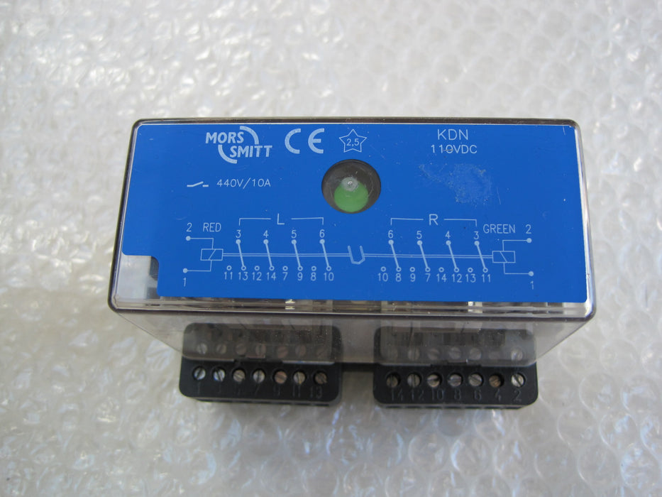 Mors Smitt KDN 110VDC  "Latching Relay"