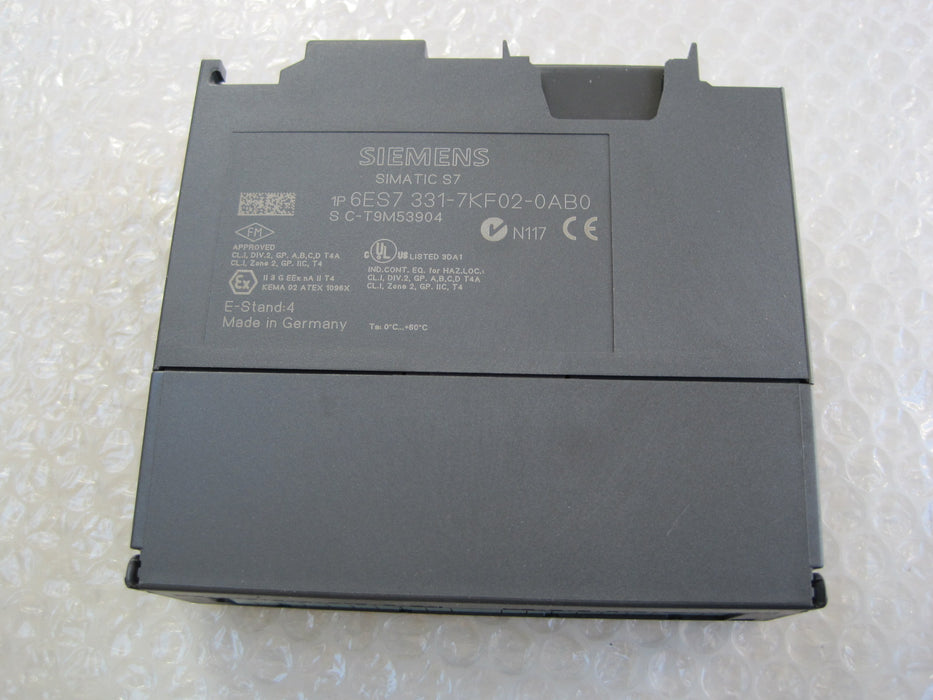 Siemens  6ES7 331-7KF02-0AB0  "Analog Input Module"