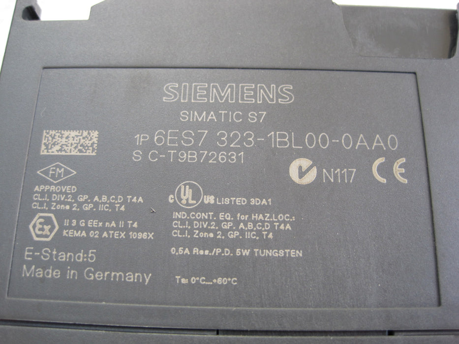 Siemens  6ES7 323-1BL00-0AA0  "Input/Output Module"