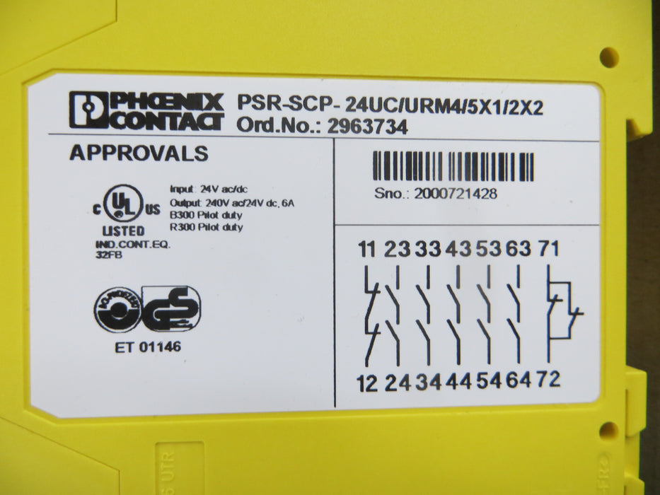 Phoenix Contact PSR SCP 24UC/URM4/5X1/2X2 "Extension unit"