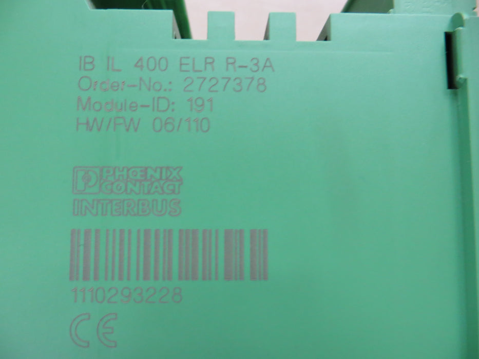 Phoenix Contact IB IL 400 ELR R-3A "Function unit"
