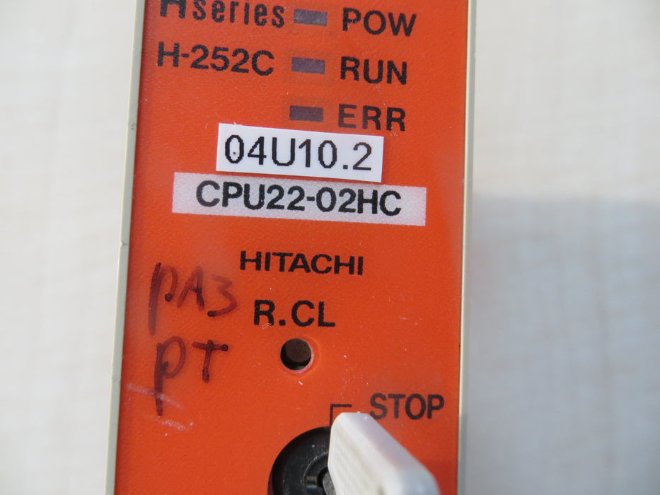 Hitachi EH-XD16 "PLC DC-ingang"