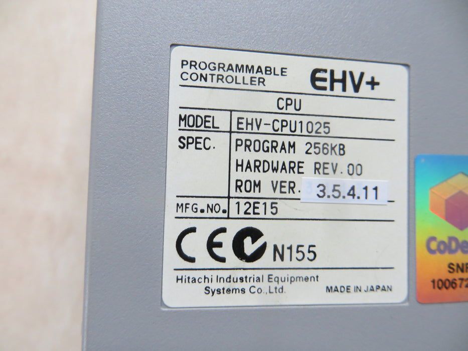 Hitachi EH-XD16 "PLC DC-ingang"