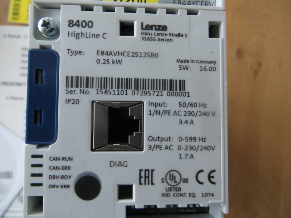 Lenze EZAEBK2001 "Diagnoseterminal"