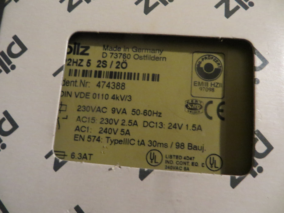 PILZ PNOZ XV3.1P 30/24VDC 3n/o 1n/c2n "Veiligheidsrelais"