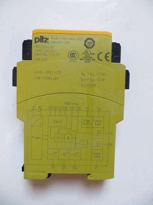 PILZ PNOZ XV3.1P 30/24VDC 3n/o 1n/c2n "Veiligheidsrelais"