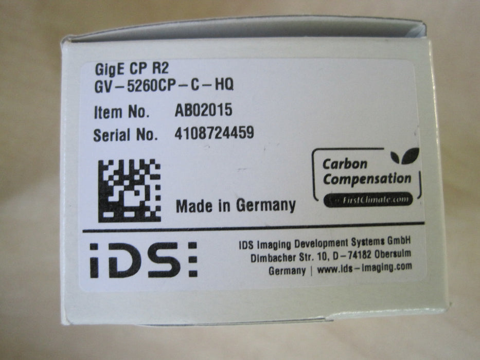 IDS GV-5260CP-C-HQ  "GigE Vision camera"