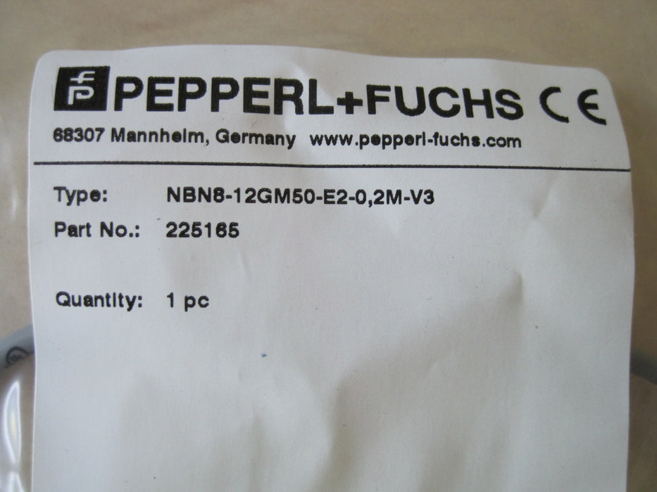 Pepperl + Fuchs NBN8-12GM50-E2-0,2M-V3  "Proximity Switch"