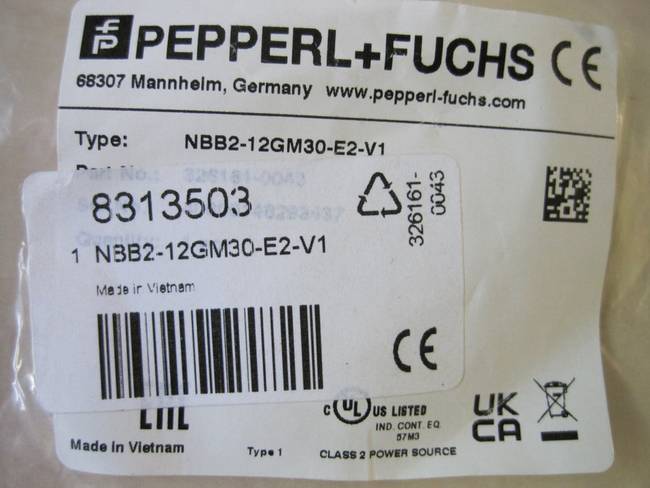 Pepperl + Fuchs NBB2-12GM30-E2-V1  "Proximity Switch"