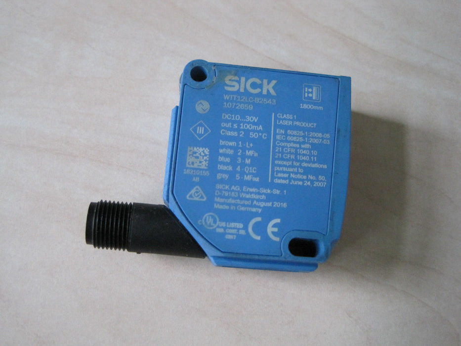 SICK WTT12LC-B2543  "Laser Sensor Switch"