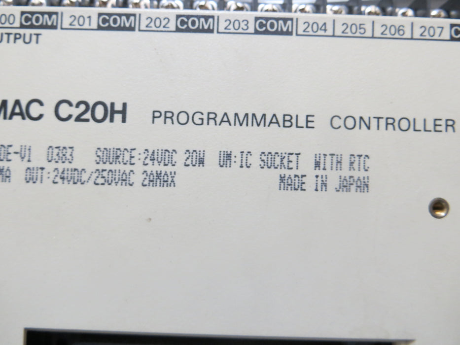 Omron C20H-C6DR-DE-V1 "Programmable controller"