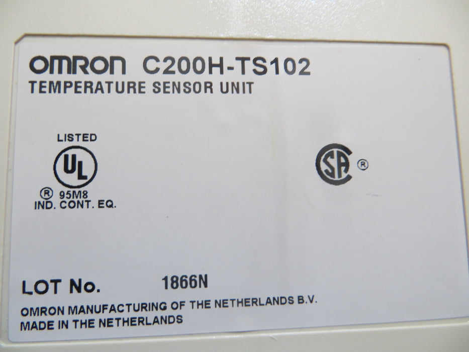 Omron C200H-TS102 "PLC sensor unit"