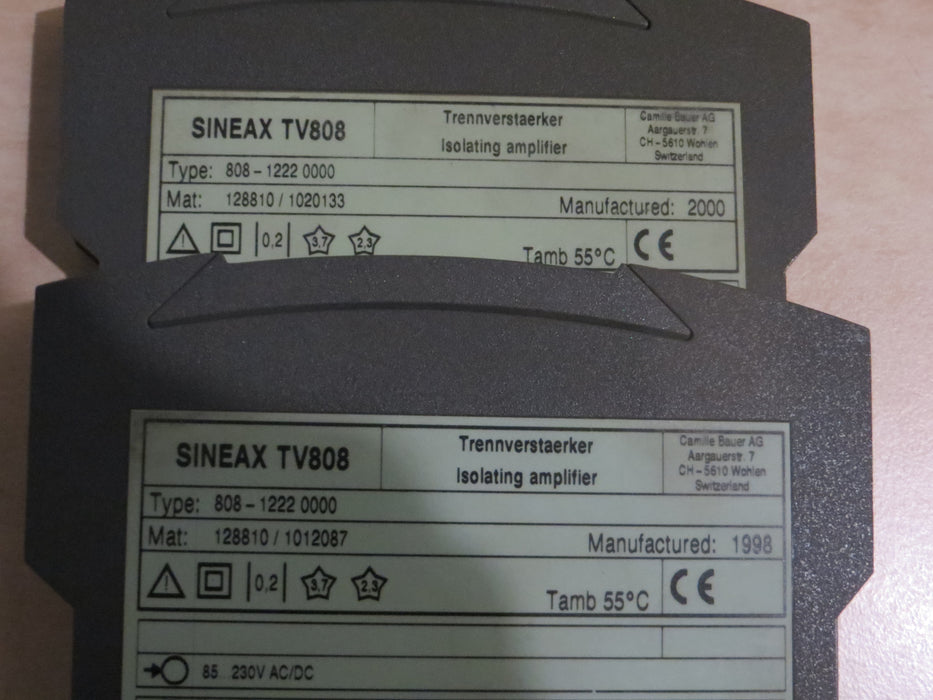Camille Bauer  Sineax TV808  "Amplifier"