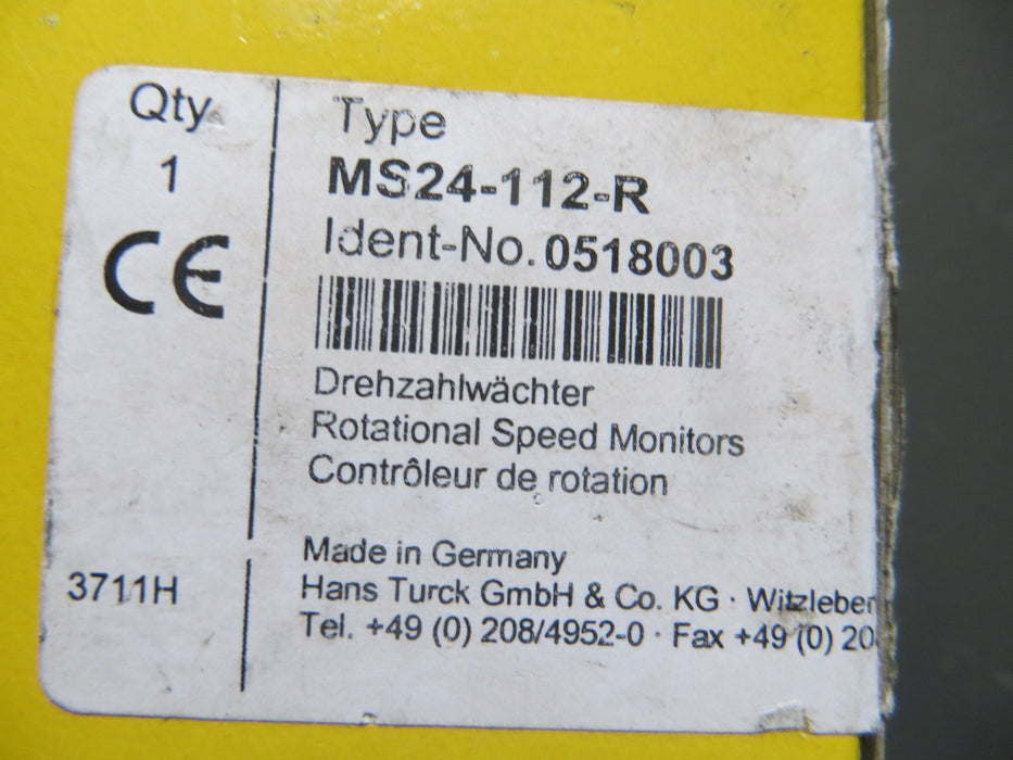Turck MS24-112-R "Rotational speed monitor"