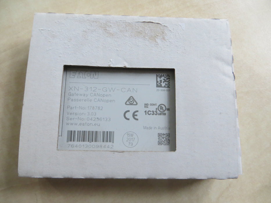 Eaton XN-312-GW-CAN  "PLC can open"