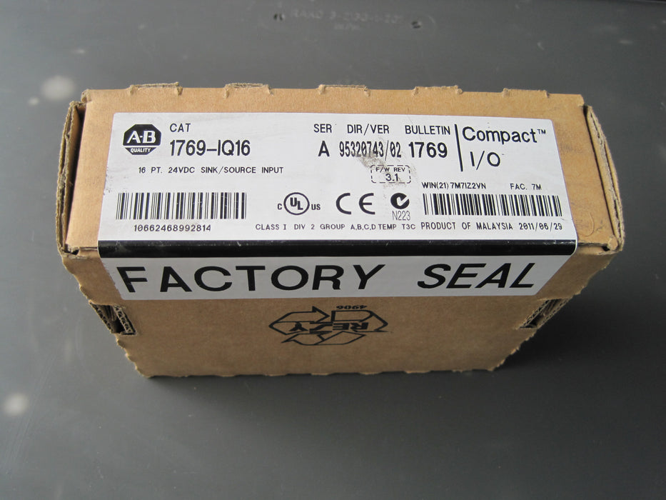 Allen Bradley 1769-IQ16  "Input Module"