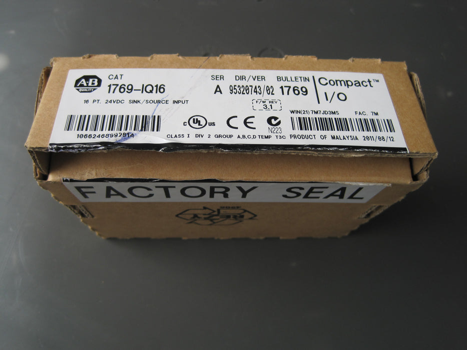 Allen Bradley 1769-IQ16  "Input Module"