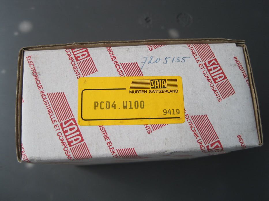 SAIA PCD4.W100  "Analog Module"