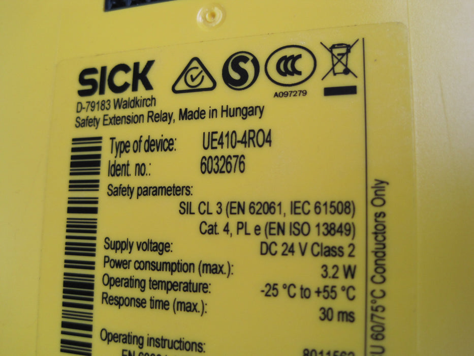 Sick UE410-4R04  "Safety Relay"