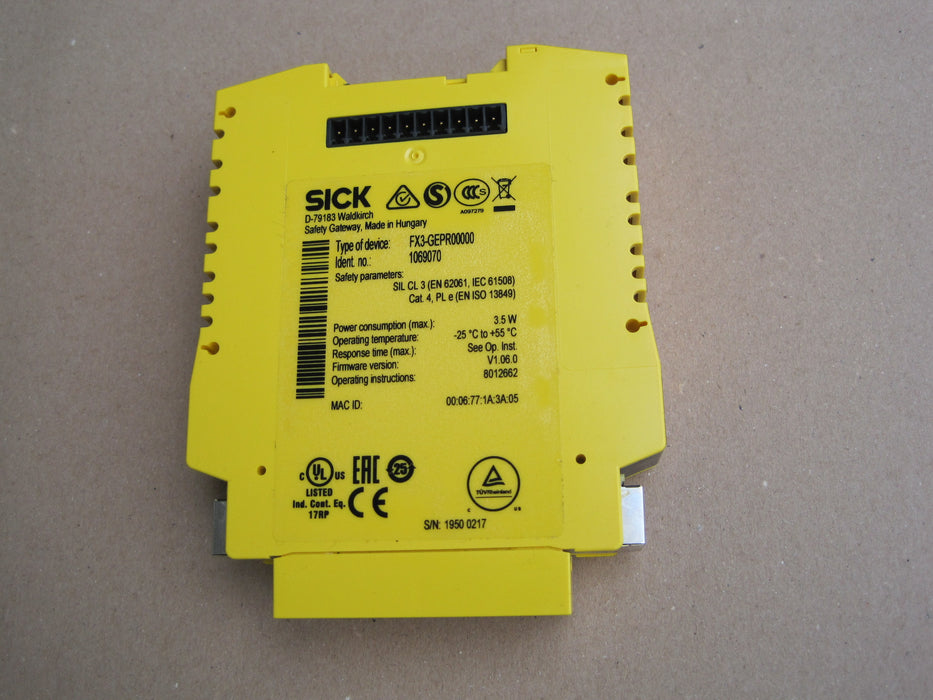 Sick FX3-GEPR00000  " Safety Gateway