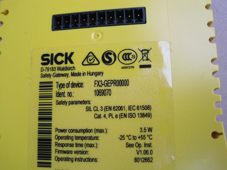 Sick FX3-GEPR00000  " Safety Gateway