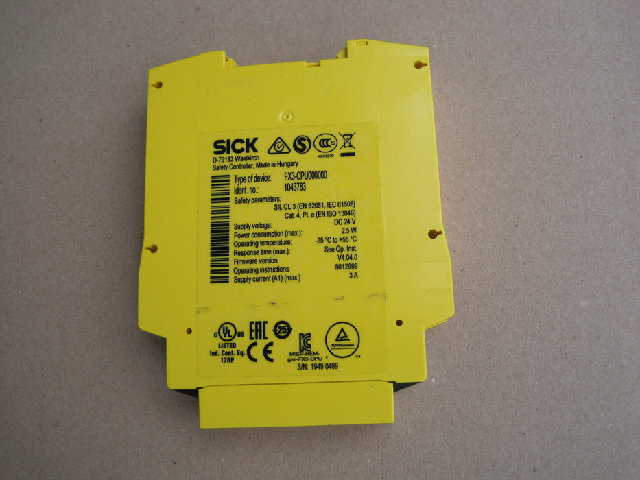 Sick FX3-CPU000000  "Safety Controller"