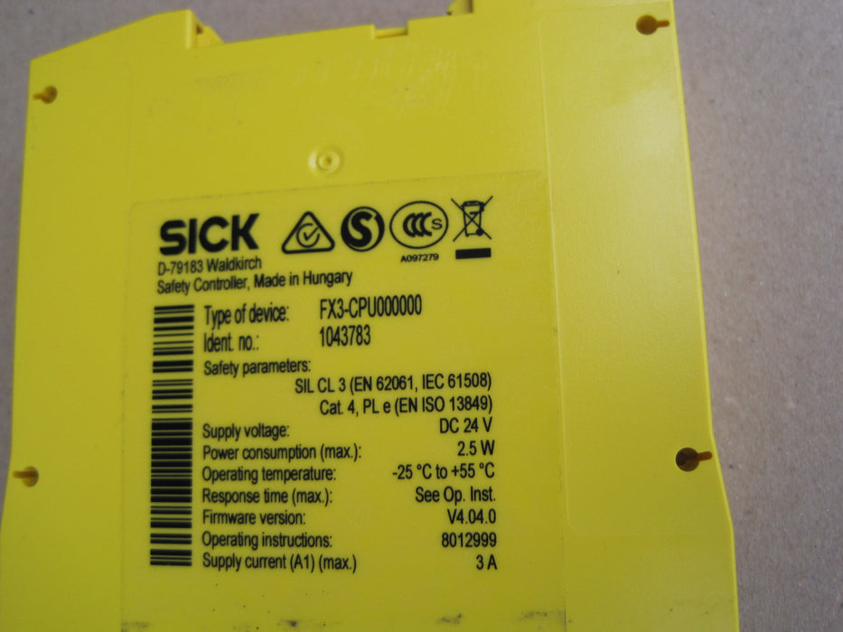 Sick FX3-CPU000000  "Safety Controller"