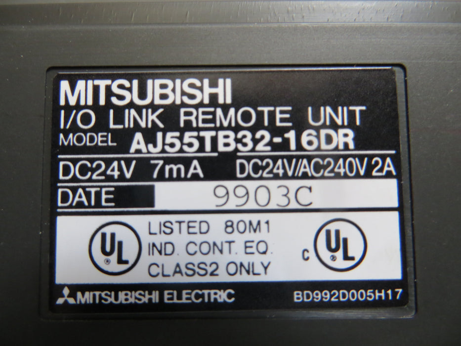 Mitsubishi Electric  AJ55TB32-16DR  "PLC remote module"
