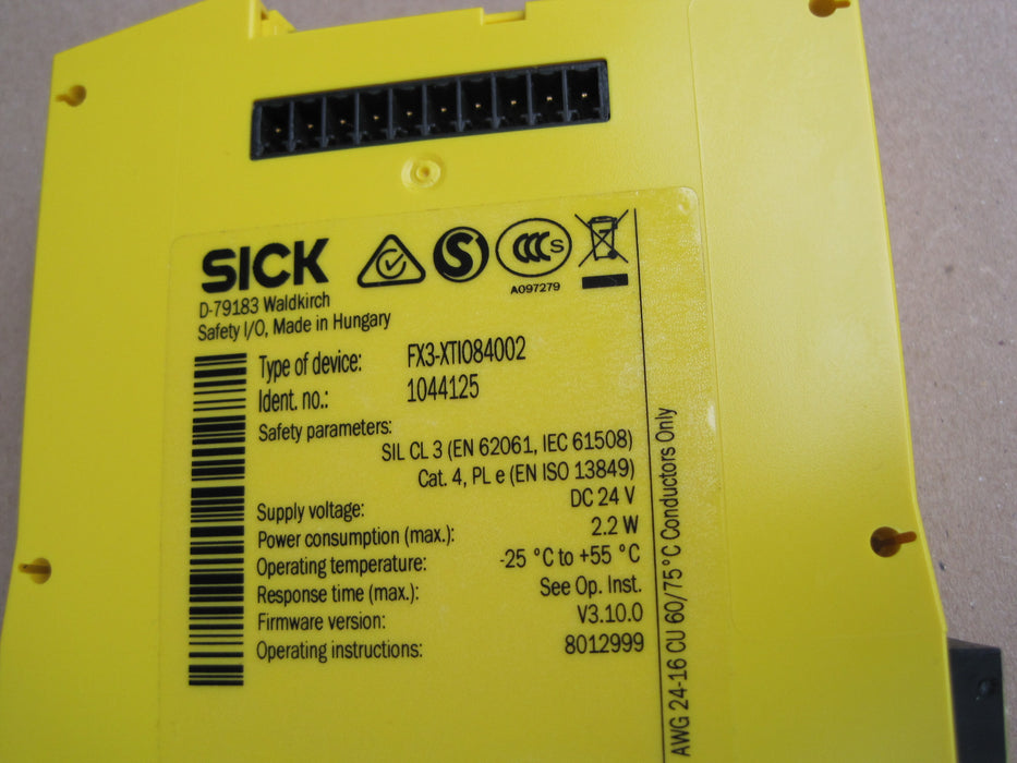 Sick FX3-XTI084002  "Safety I/O"