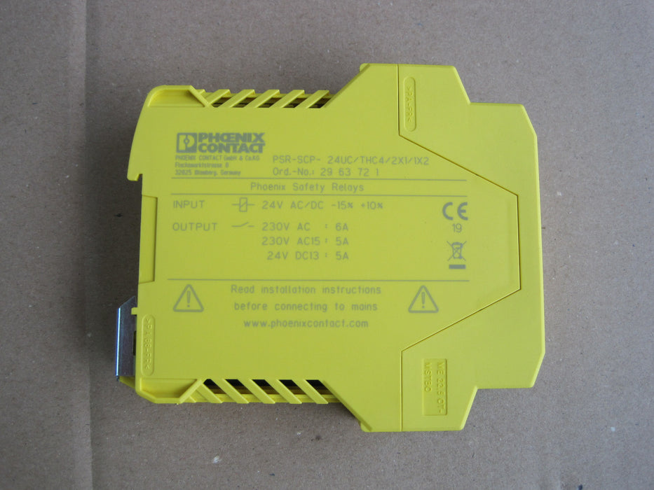 Phoenix Contact PSR-SCP- 24UC/THC4/2X1/1X2   "Safety Relay"