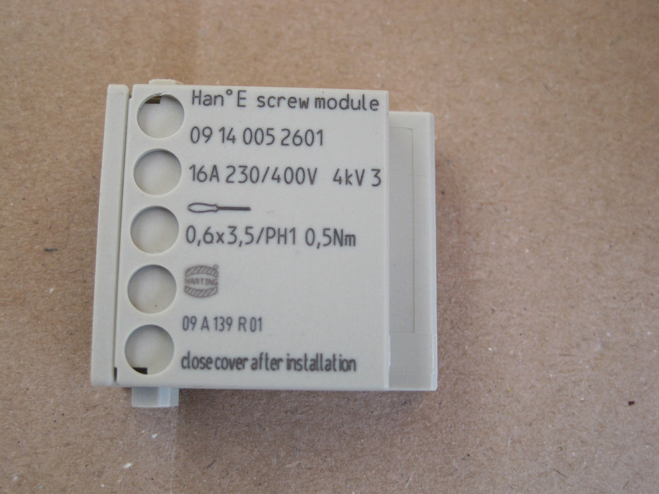 Harting  09140052601  "Connector"