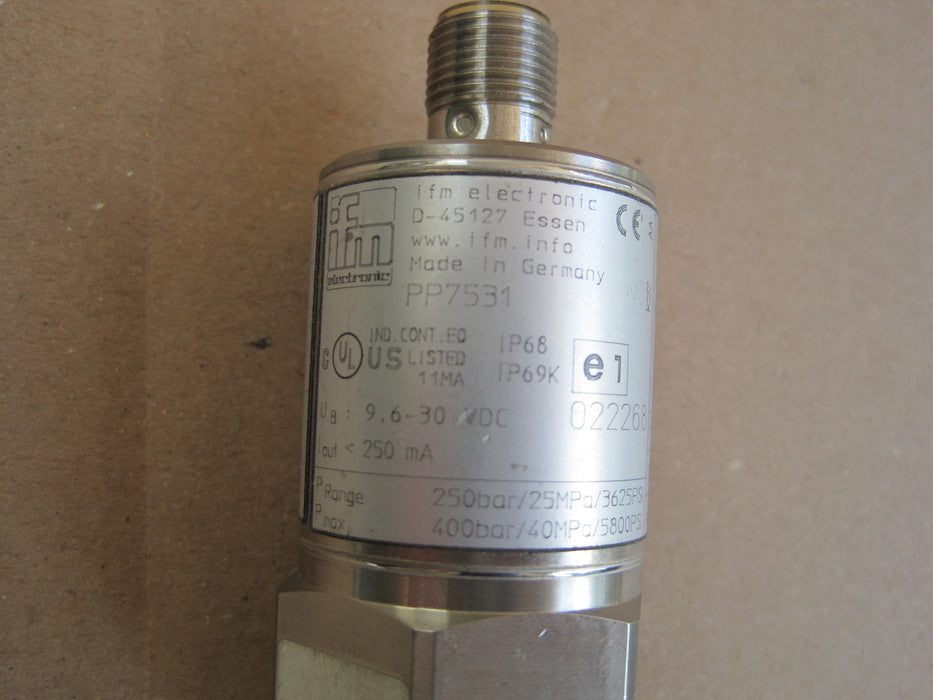 IFM Electronic PP7531  "Pressure Transmitter"