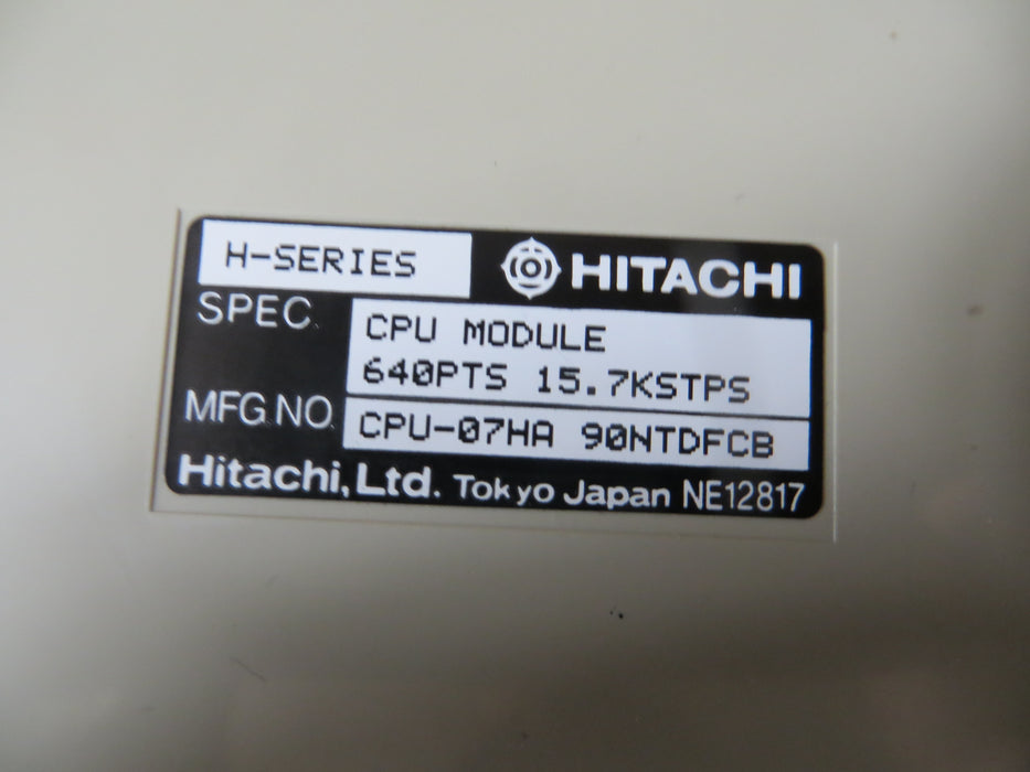 Hitachi EH-XD16 "PLC DC-ingang"