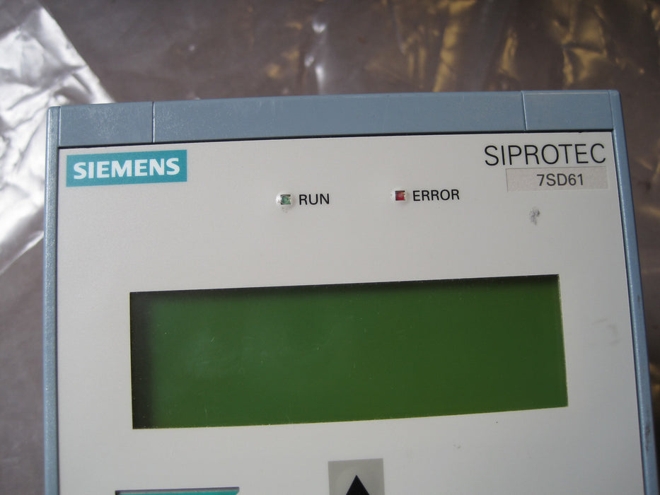 Siemens 7SD6105-2BB09-0BA0/EE  "Protection Relay"